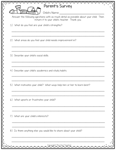 10 Ideas To Get To Know Your Students The Owl Teacher