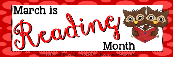 Image result for March is reading month clip art