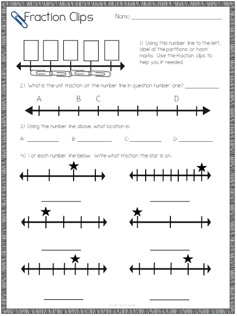 how to make a number line with fractions
